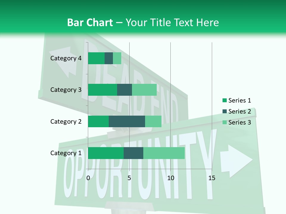 Career Grow Symbol PowerPoint Template