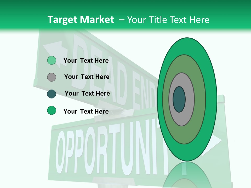 Career Grow Symbol PowerPoint Template