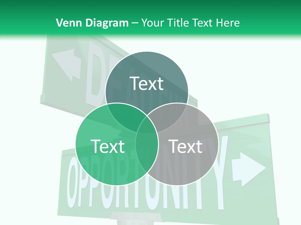 Career Grow Symbol PowerPoint Template