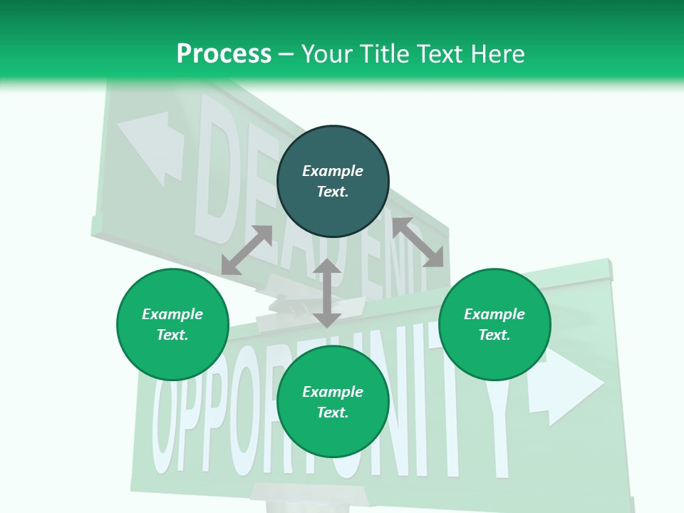 Career Grow Symbol PowerPoint Template