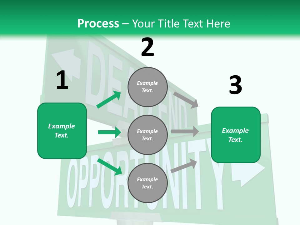 Career Grow Symbol PowerPoint Template