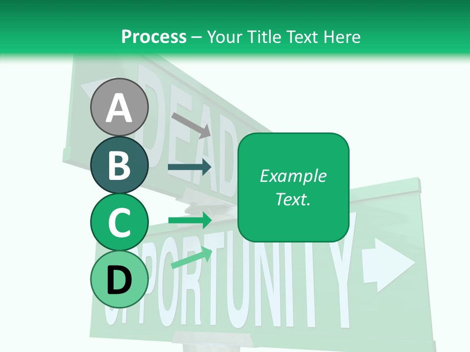 Career Grow Symbol PowerPoint Template