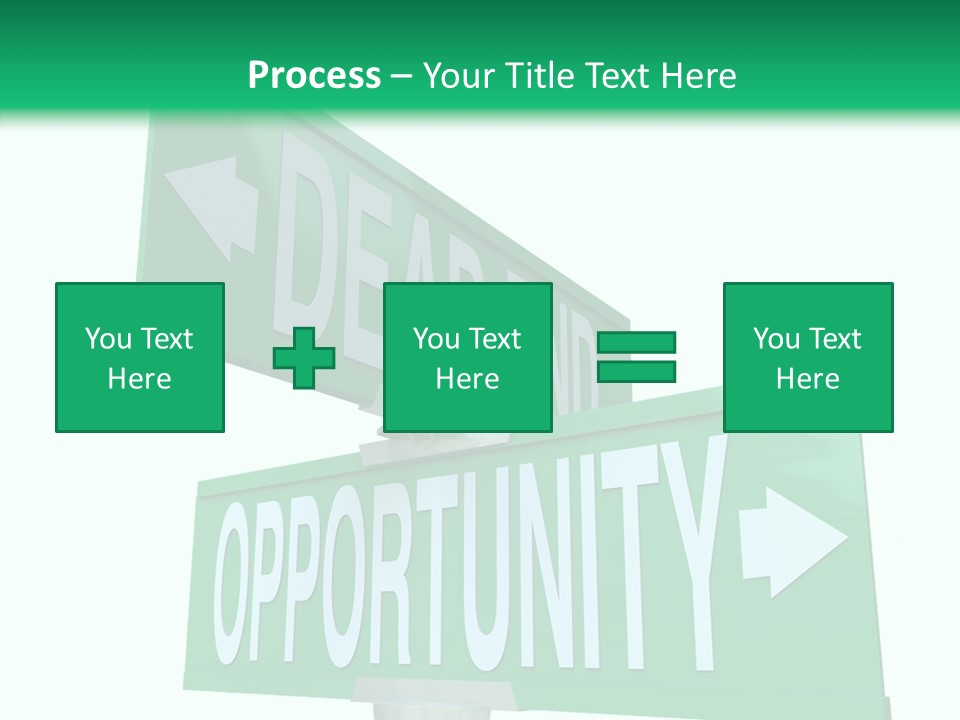 Career Grow Symbol PowerPoint Template