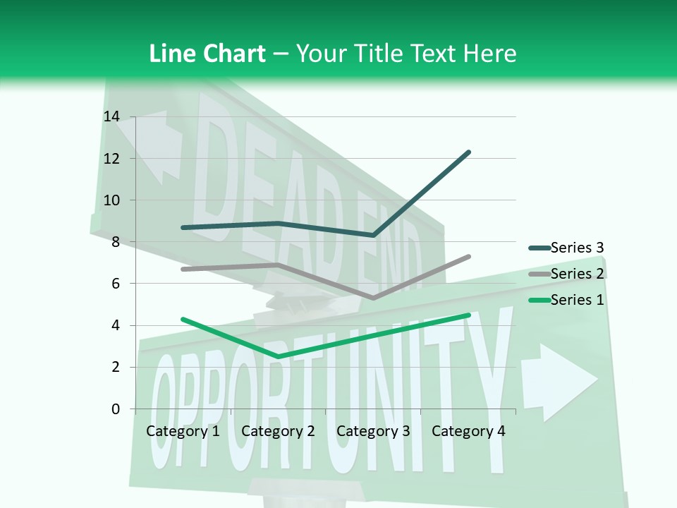 Career Grow Symbol PowerPoint Template