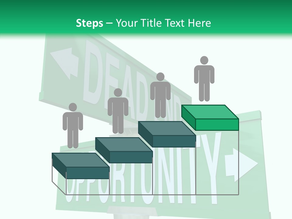 Career Grow Symbol PowerPoint Template