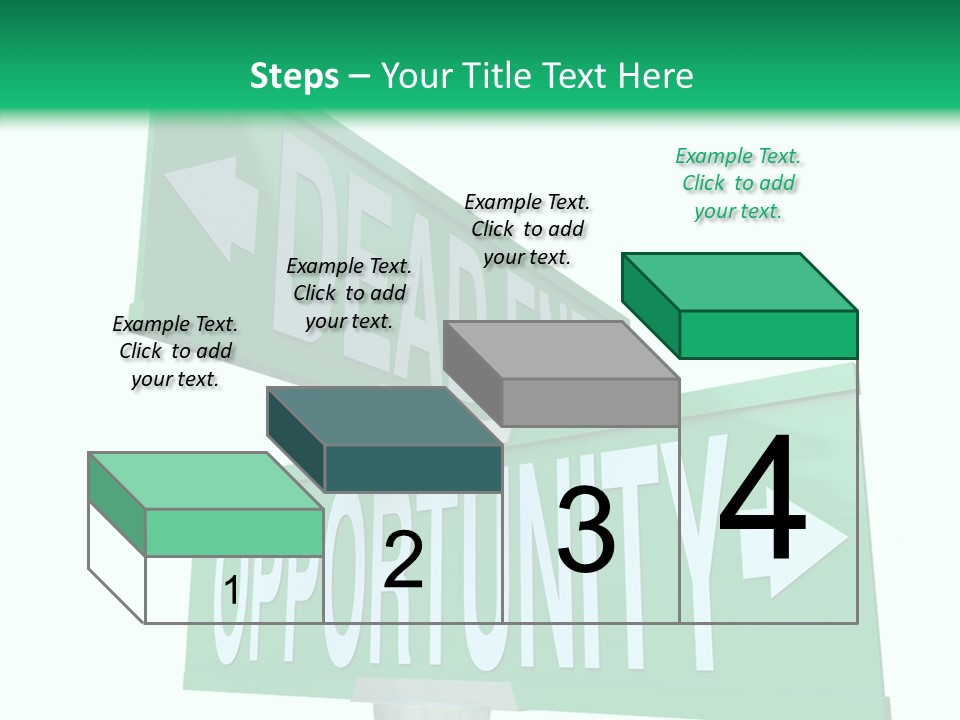 Career Grow Symbol PowerPoint Template