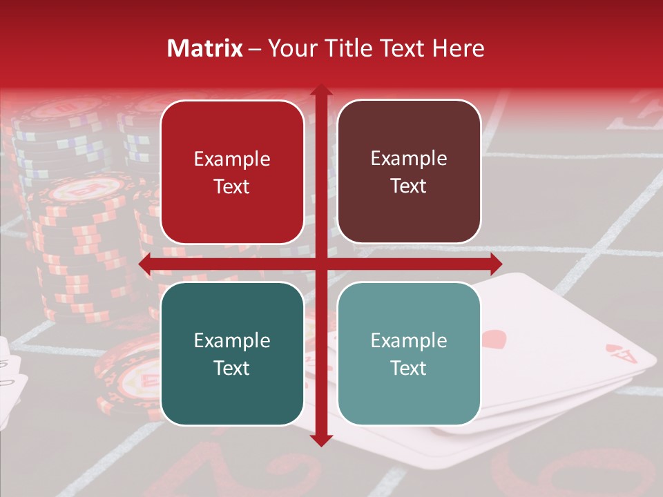 Chip Success Bet PowerPoint Template