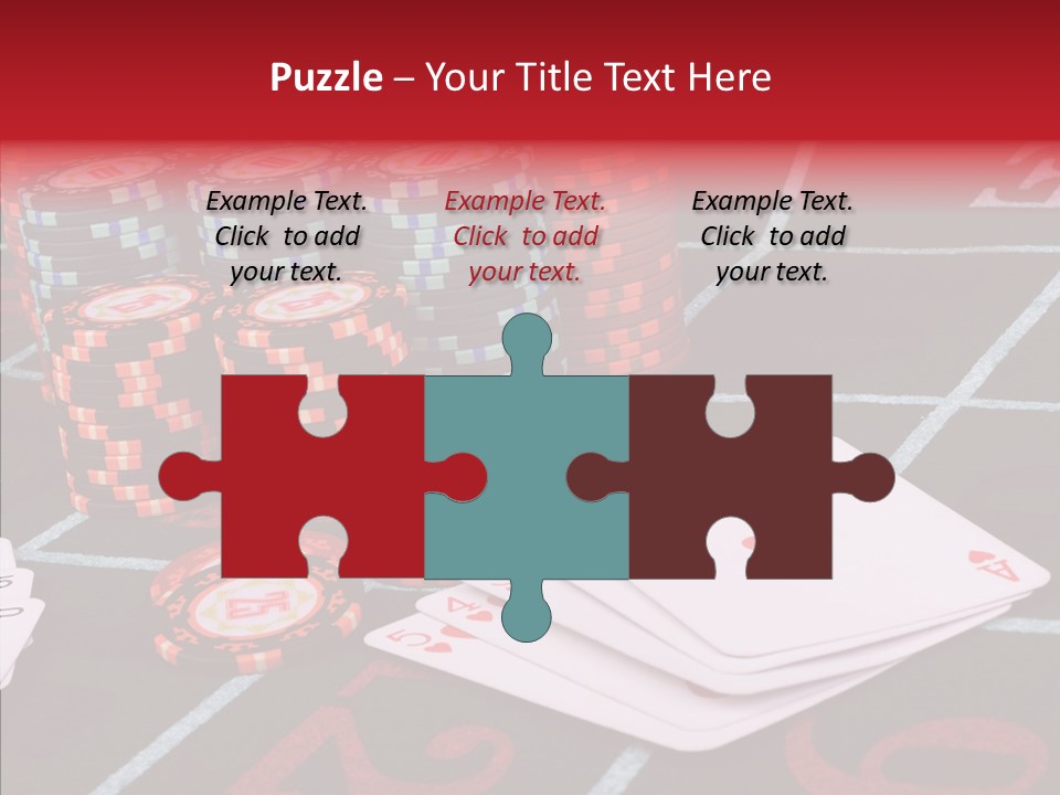 Chip Success Bet PowerPoint Template