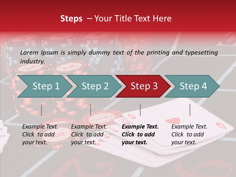 Chip Success Bet PowerPoint Template