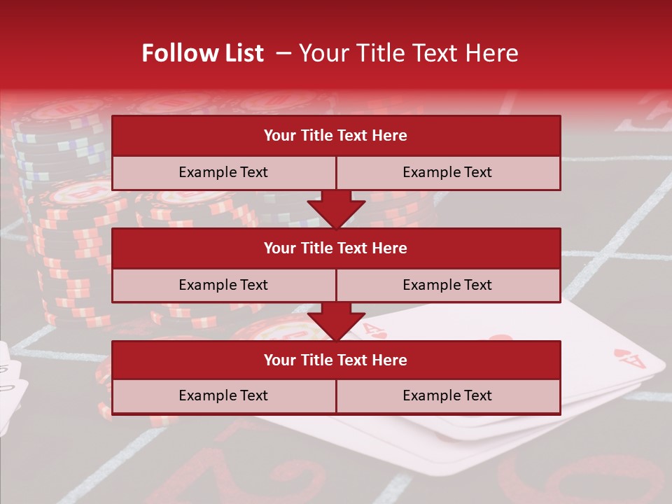 Chip Success Bet PowerPoint Template