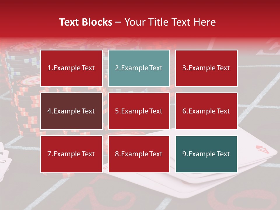 Chip Success Bet PowerPoint Template