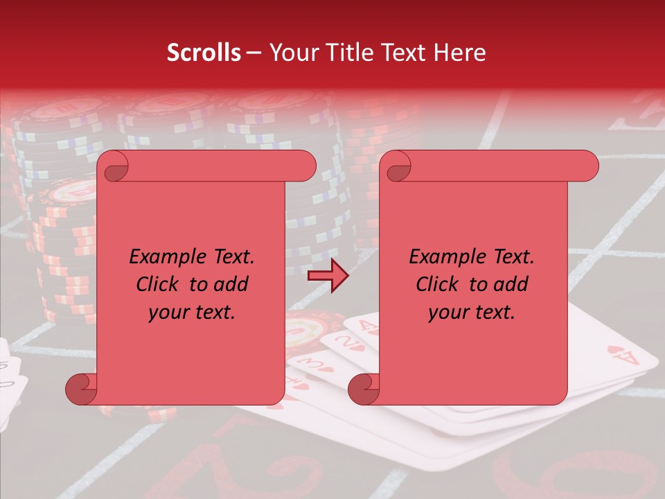 Chip Success Bet PowerPoint Template