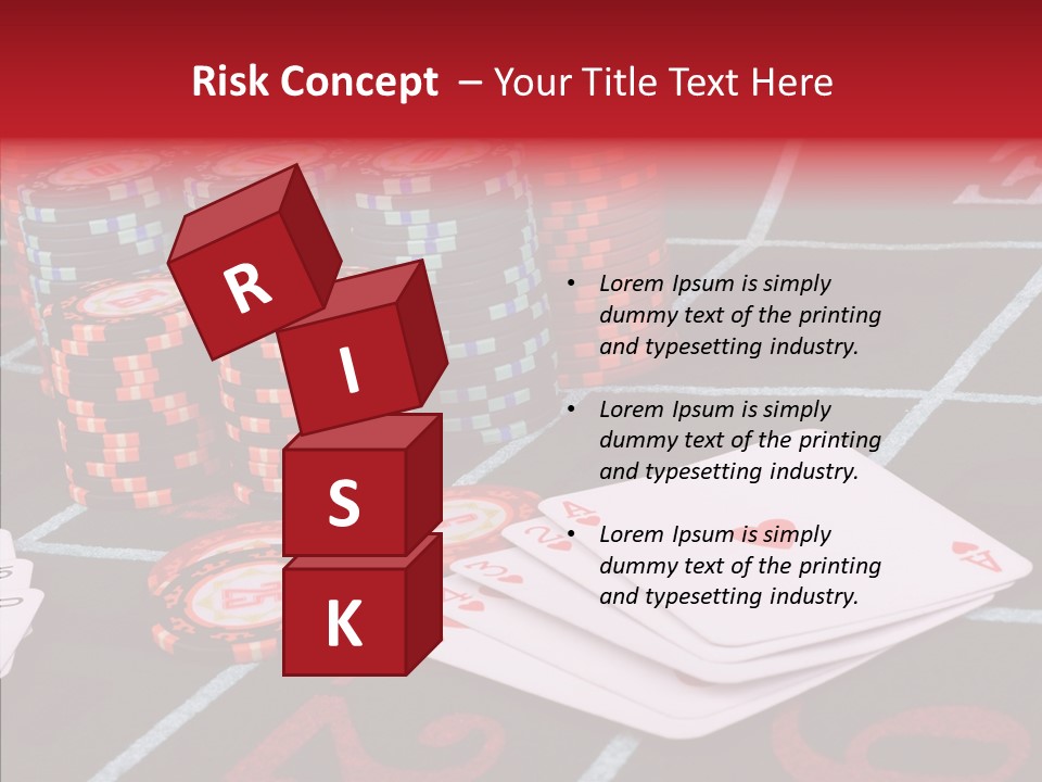 Chip Success Bet PowerPoint Template