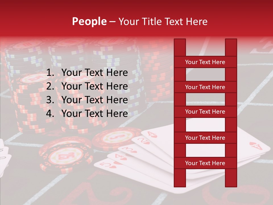 Chip Success Bet PowerPoint Template