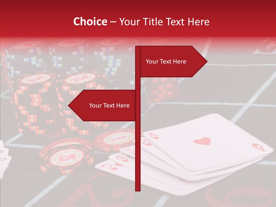 Chip Success Bet PowerPoint Template