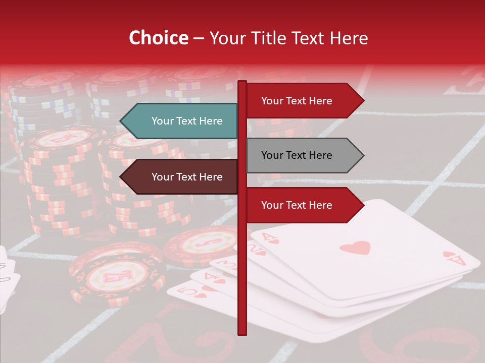 Chip Success Bet PowerPoint Template