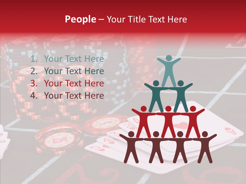 Chip Success Bet PowerPoint Template