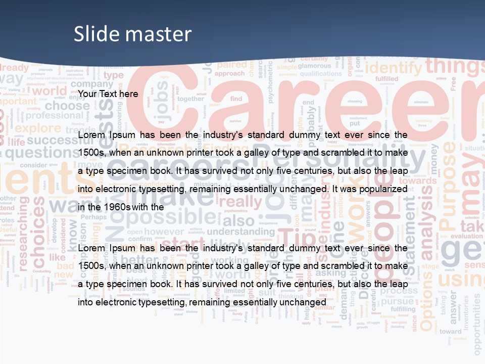 Tag Representation Starting PowerPoint Template