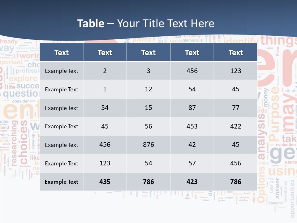Tag Representation Starting PowerPoint Template