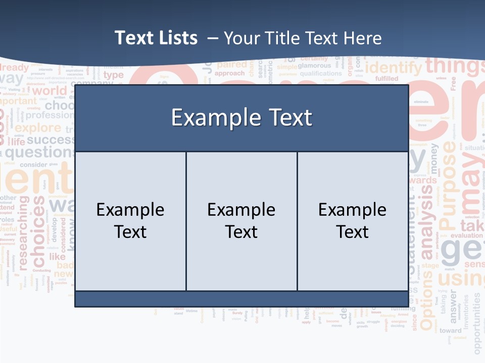 Tag Representation Starting PowerPoint Template