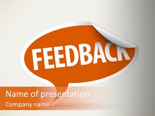 Tag Comment Label PowerPoint Template