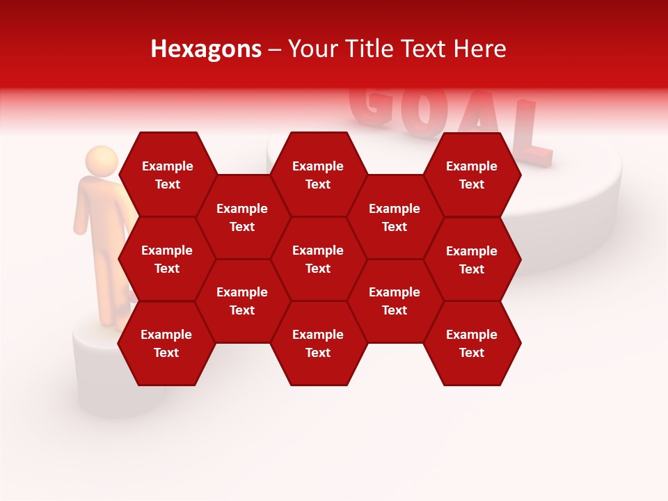 Stick Figure Jigsaw Bridge PowerPoint Template