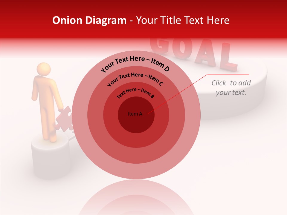 Stick Figure Jigsaw Bridge PowerPoint Template