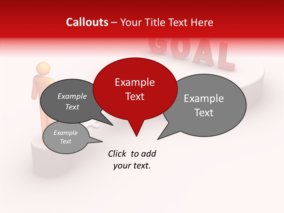 Stick Figure Jigsaw Bridge PowerPoint Template