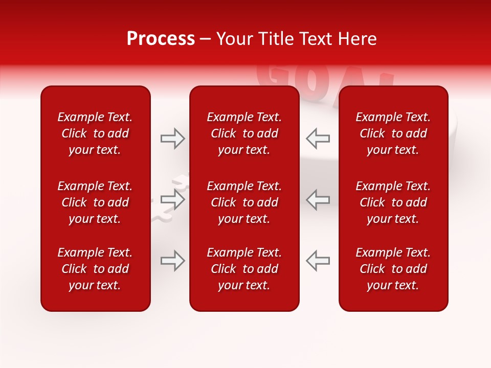 Stick Figure Jigsaw Bridge PowerPoint Template