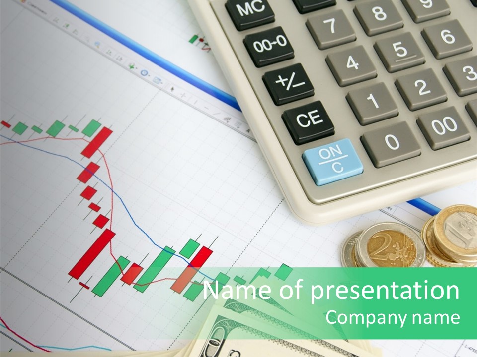 Finances Data Chart PowerPoint Template
