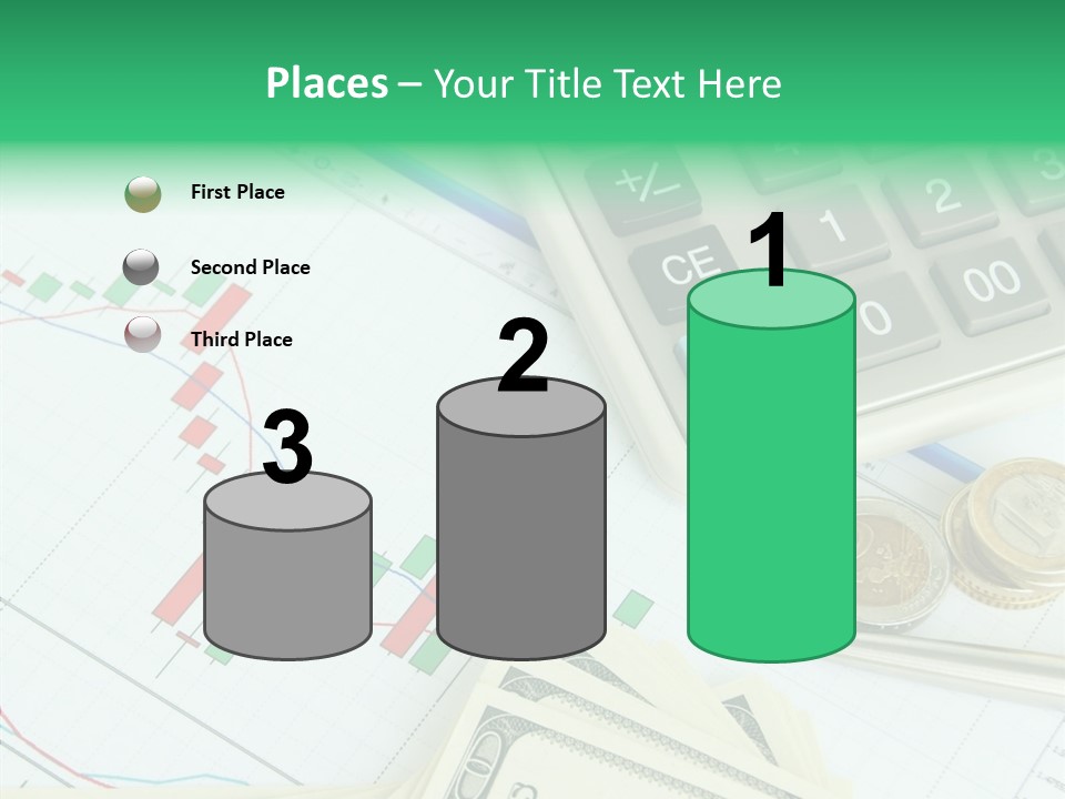 Finances Data Chart PowerPoint Template