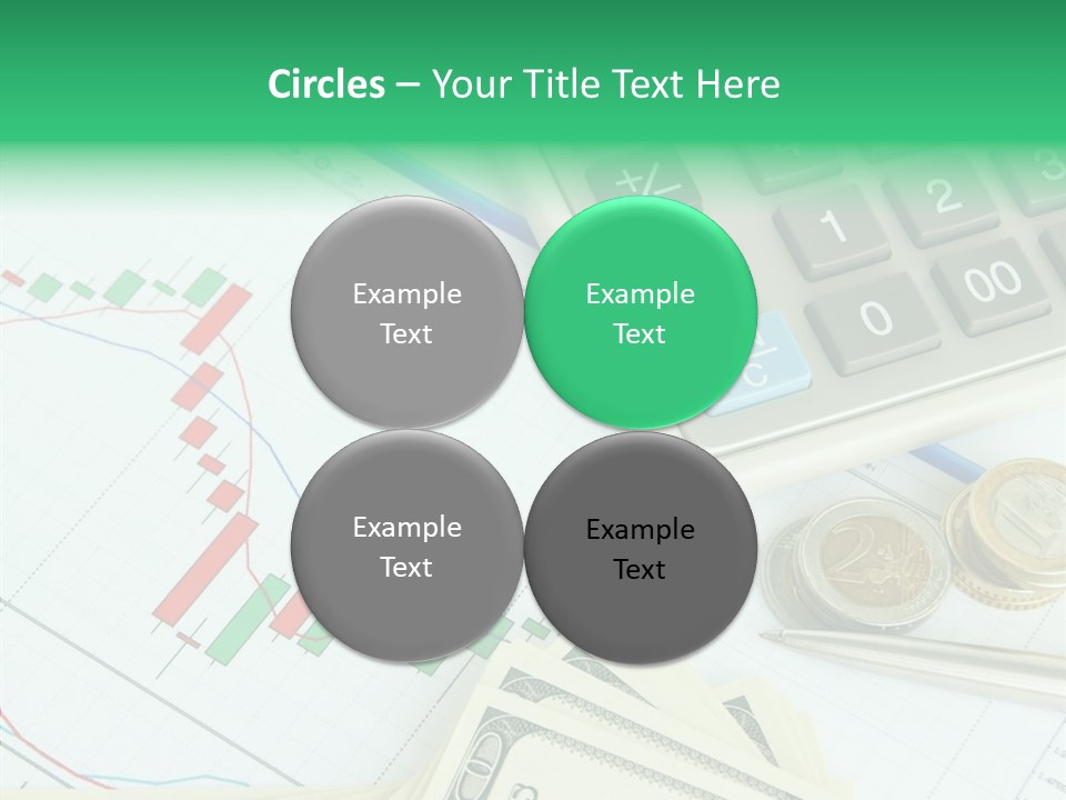 Finances Data Chart PowerPoint Template