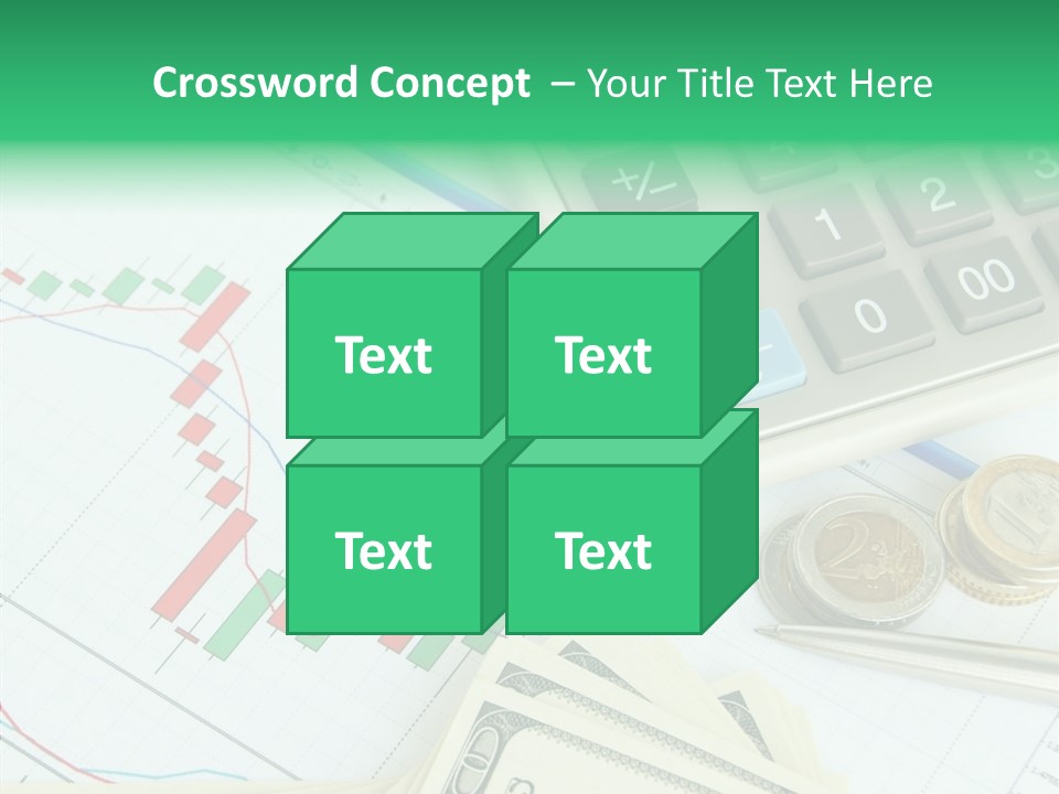 Finances Data Chart PowerPoint Template