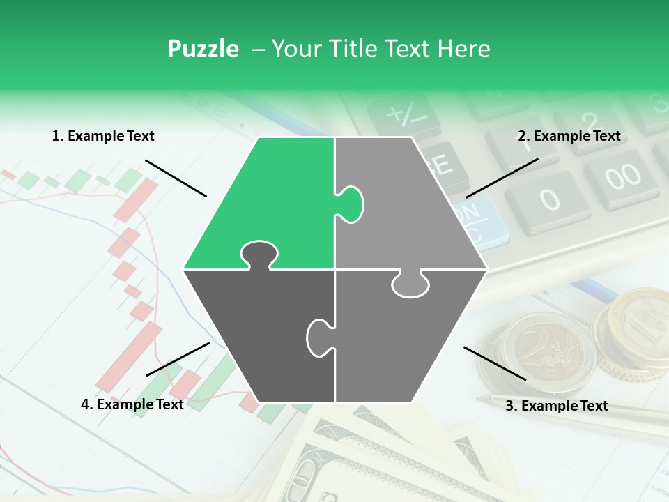 Finances Data Chart PowerPoint Template