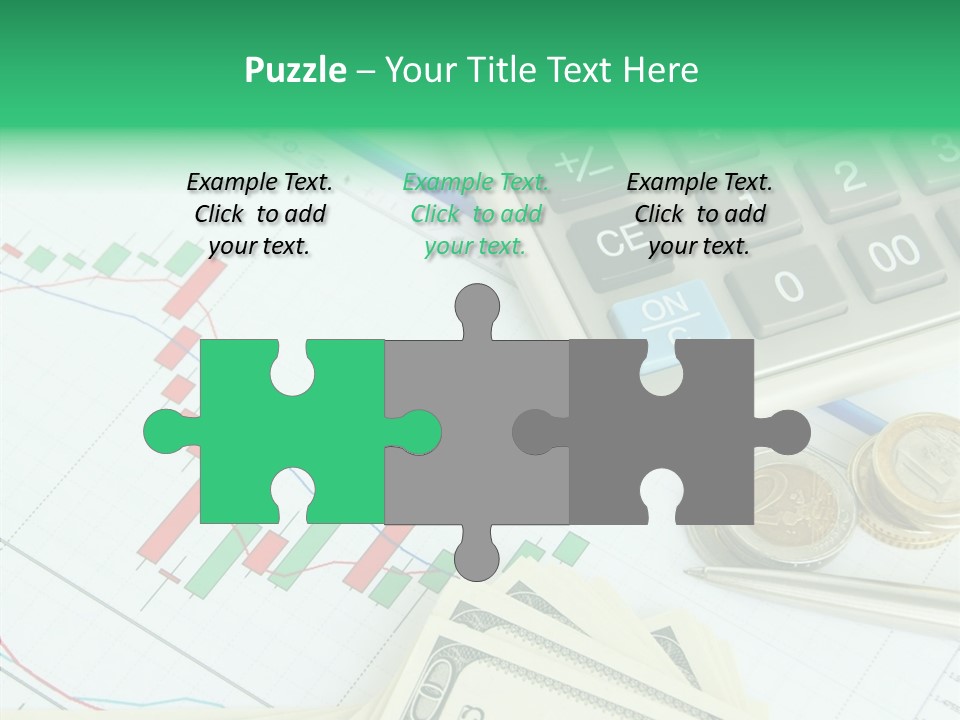 Finances Data Chart PowerPoint Template