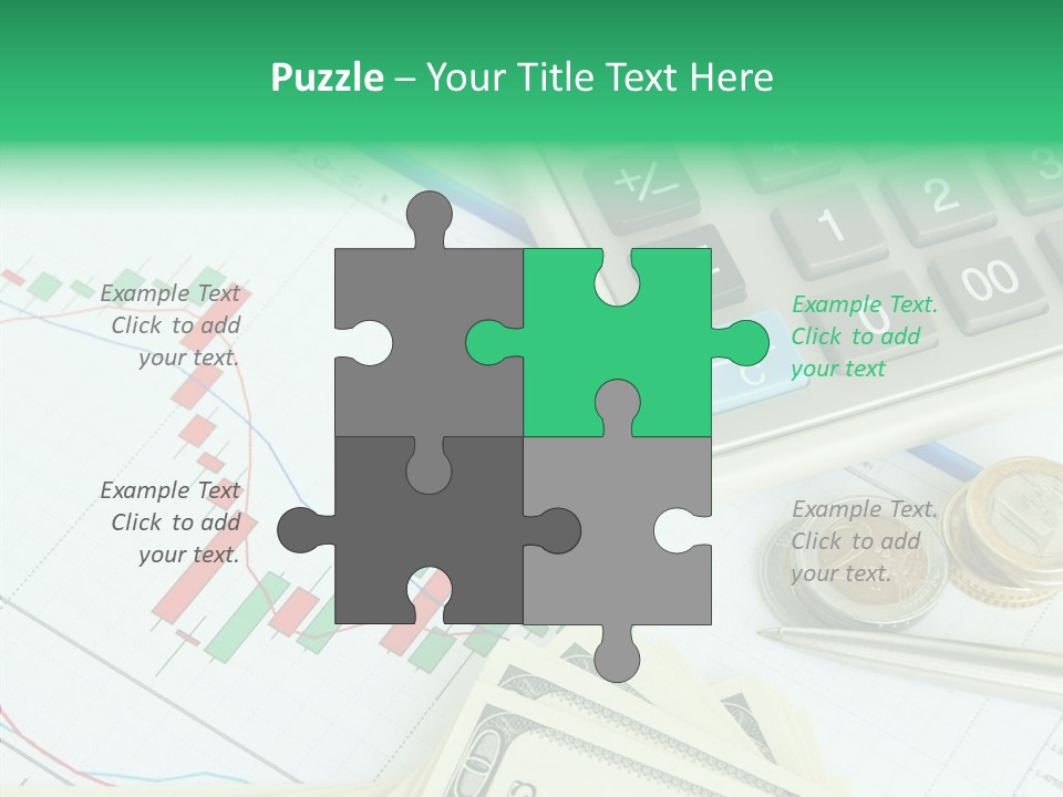 Finances Data Chart PowerPoint Template