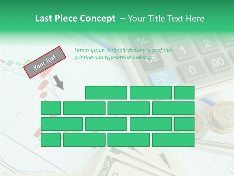 Finances Data Chart PowerPoint Template