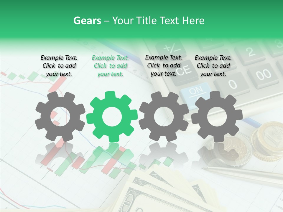 Finances Data Chart PowerPoint Template