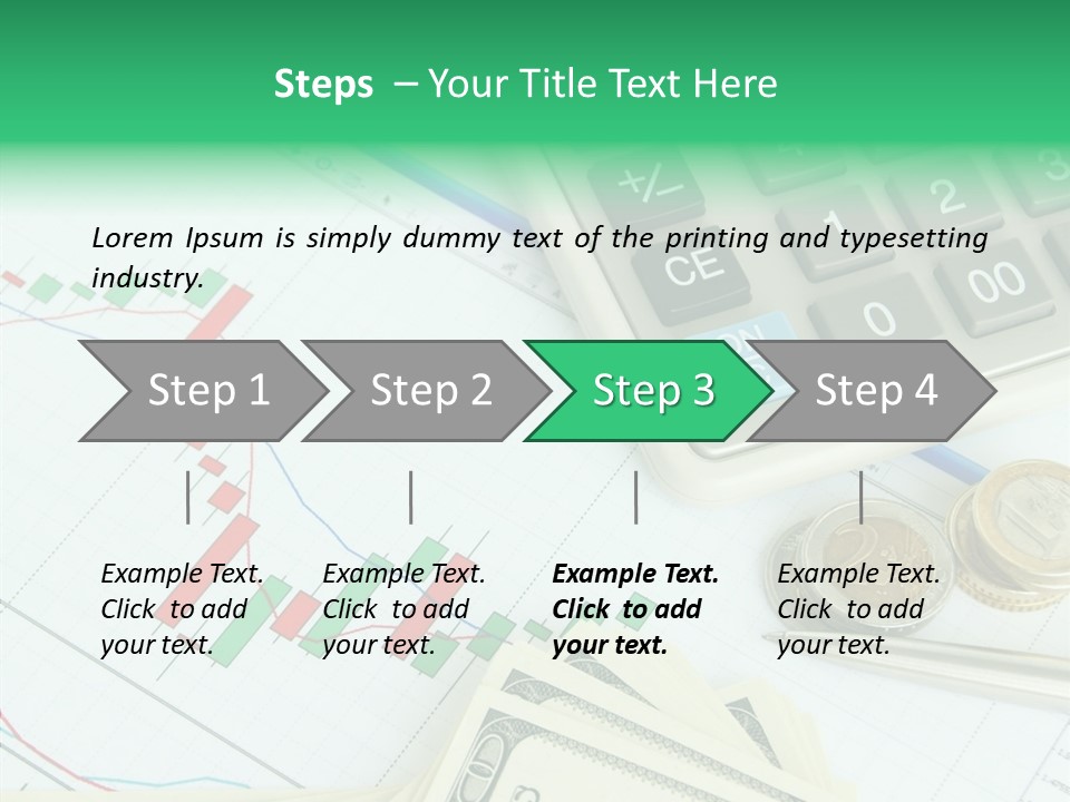 Finances Data Chart PowerPoint Template