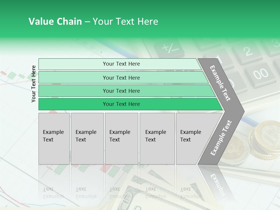Finances Data Chart PowerPoint Template