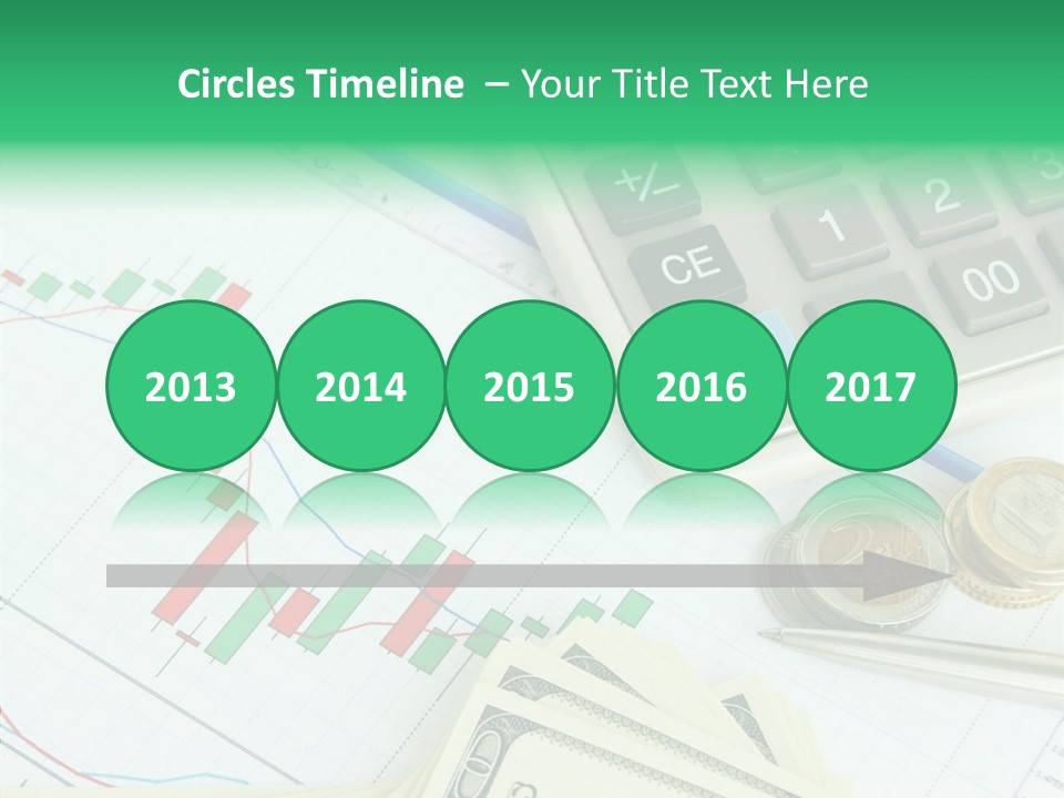 Finances Data Chart PowerPoint Template