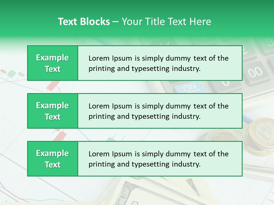 Finances Data Chart PowerPoint Template