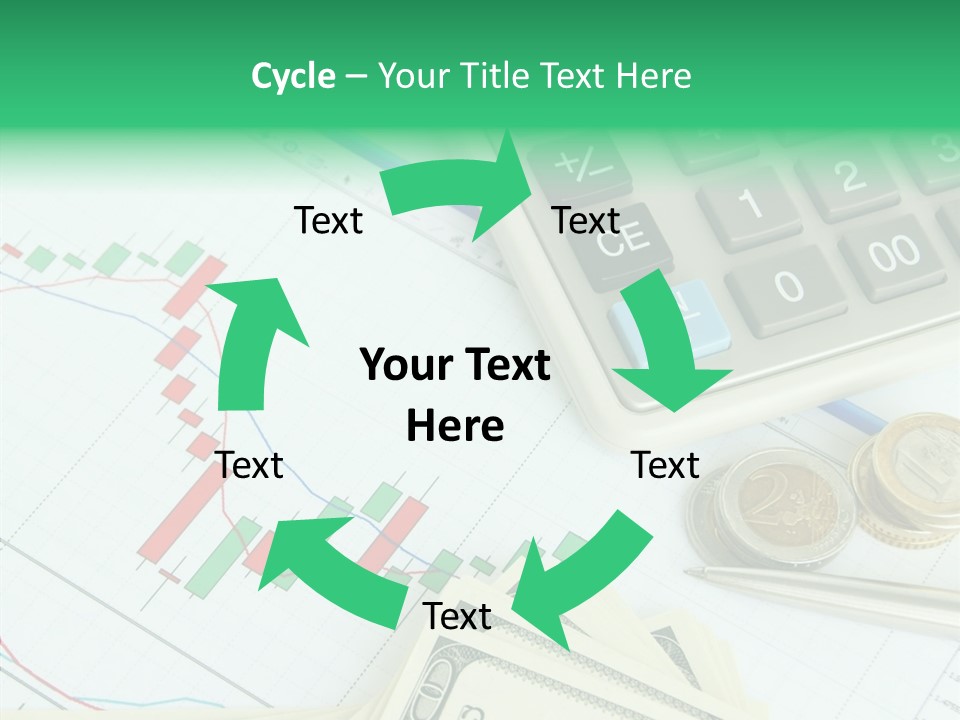 Finances Data Chart PowerPoint Template