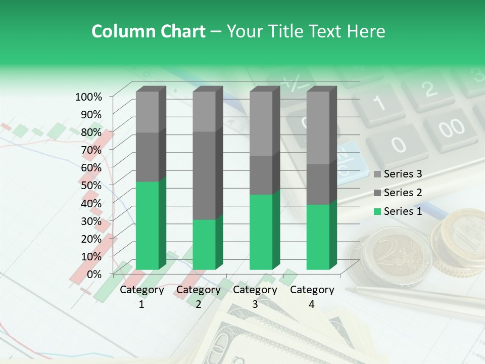 Finances Data Chart PowerPoint Template