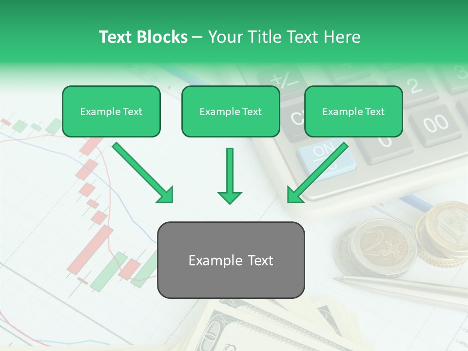 Finances Data Chart PowerPoint Template
