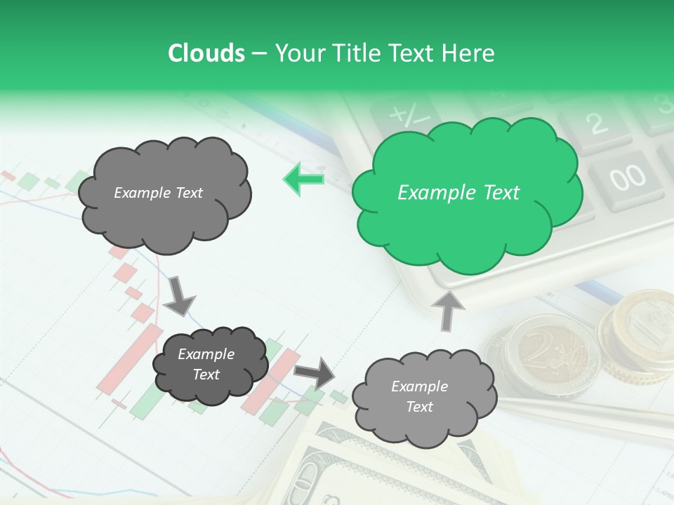 Finances Data Chart PowerPoint Template