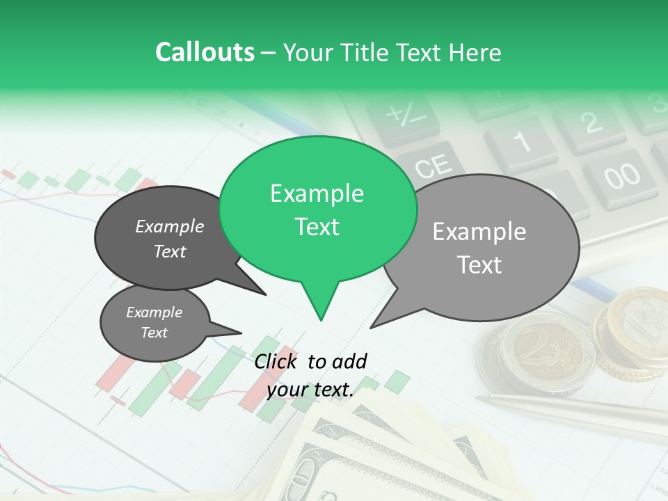 Finances Data Chart PowerPoint Template