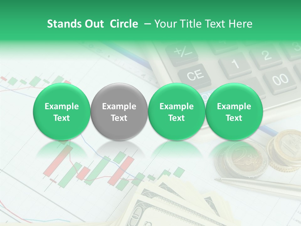 Finances Data Chart PowerPoint Template