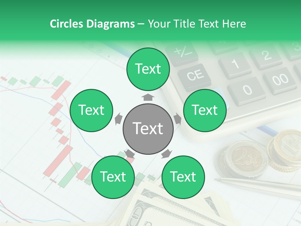Finances Data Chart PowerPoint Template