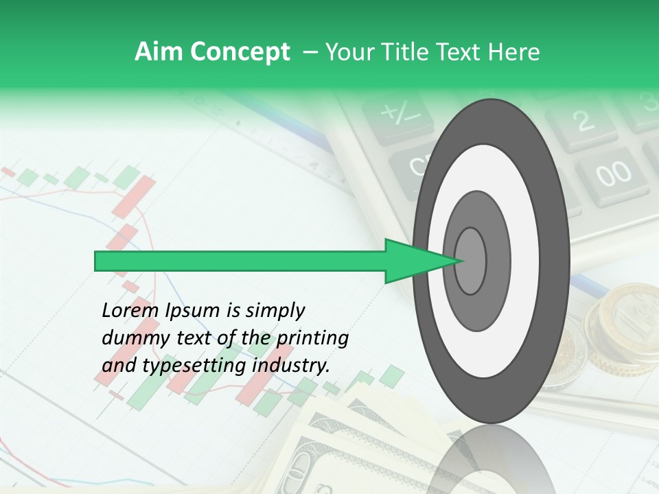 Finances Data Chart PowerPoint Template